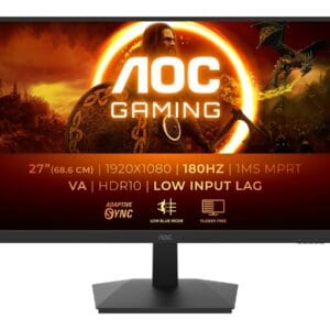 AOC Gaming 27G15N2 27" Fast VA 1920 x 1080 (Full HD) HDMI DisplayPort 180Hz