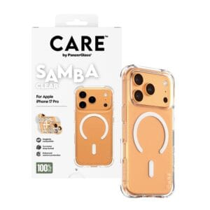 CARE by PanzerGlass Fashionable Case Samba Beskyttelsescover til iPhone 17 Pro Transparent