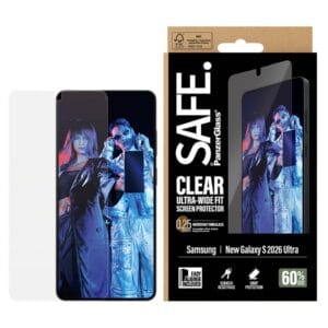 PanzerGlass SAFE. by ® Screen Protector Samsung New Galaxy S 2026 Ultra | Ultra-Wide Fit w. EasyAligner Samsung - New Galaxy S2026 Ultra