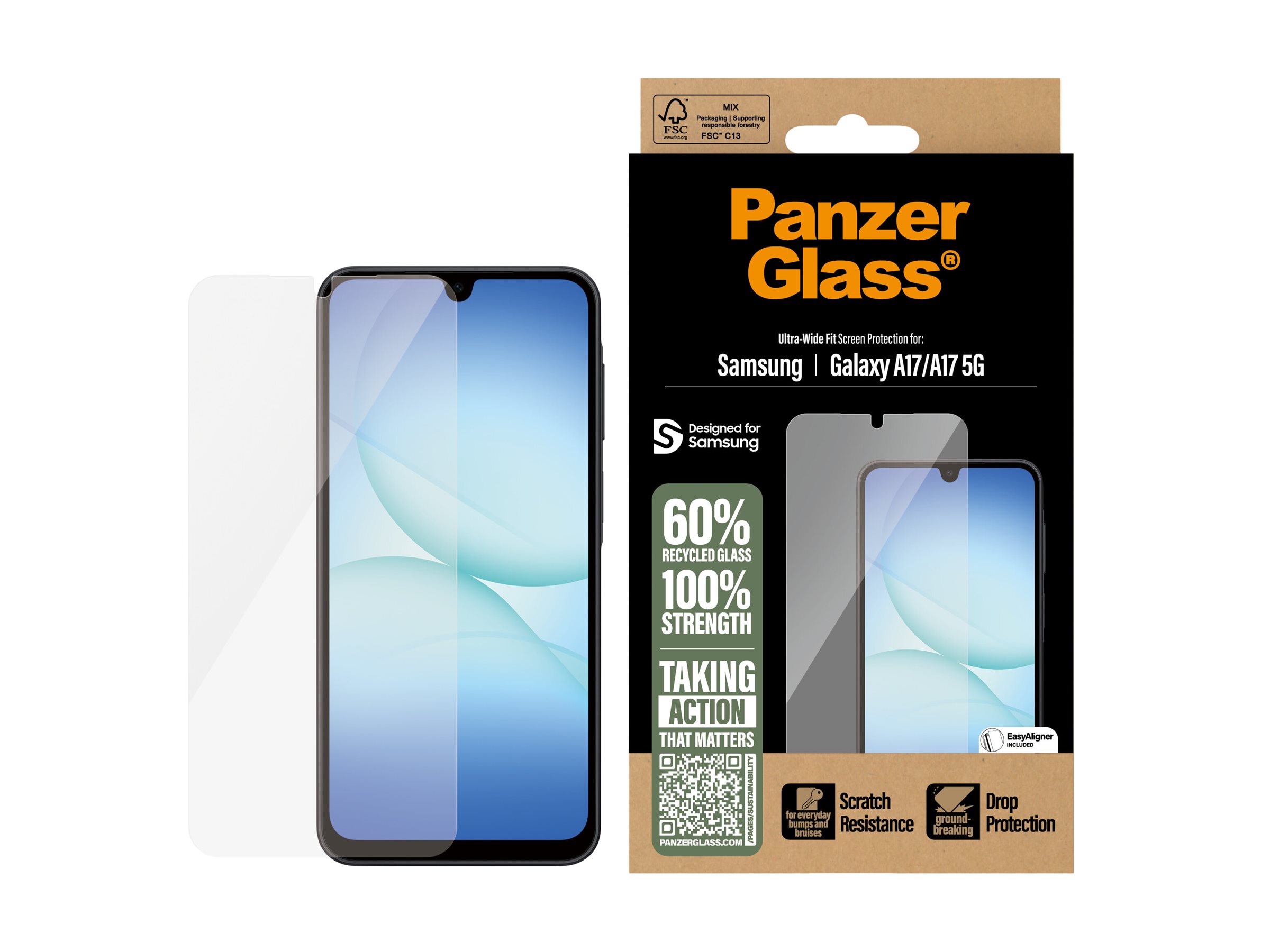 1_c7d718e8 PanzerGlass Skærmbeskytter Transparent Samsung Galaxy A17, A17 5G