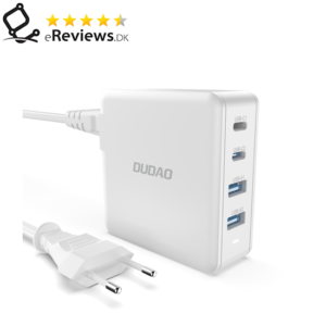 Dudao A100EU Adapter 100Watt GaN 2xUSB-C + 2xUSB-A