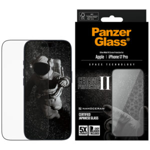 PanzerGlass® Ceramic II Screen Protector iPhone 17 Pro