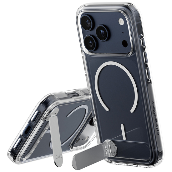 68c01fbb28b24624945624 Kickstand Case Transparent m. MagSafe iPhone 17 Pro