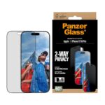PanzerGlass 2-Way Privacy Skærmbeskytter til iPhone 17 / iPhone 16 Pro