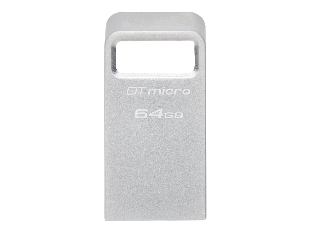 1_69373206 Kingston DataTraveler Micro 64GB USB 3.2 Gen 1 USB stick Sølv