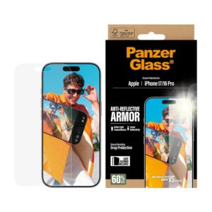 PanzerGlass Anti-Reflective Armor Skærmbeskytter til iPhone 17 / iPhone 16 Pro