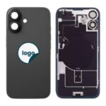 iPhone 16 bagglas med kameralinse + metalplade+Trådløs oplader flex+Magsafe magnet+Flashlight flex OEM
