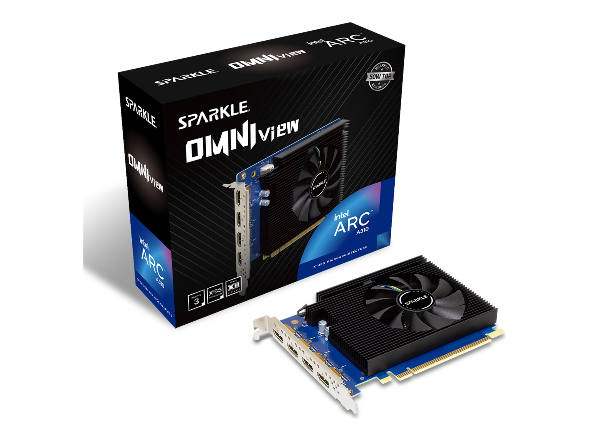 1_d4eccbac SPARKLE Intel Arc Intel Arc A310 4GB GDDR6 SDRAM