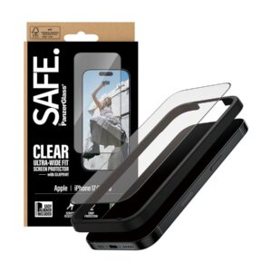 SAFE. by PanzerGlass Sort Transparent Apple iPhone 16 Pro, 17